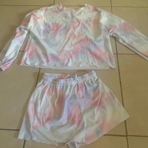 Tie dye pj set